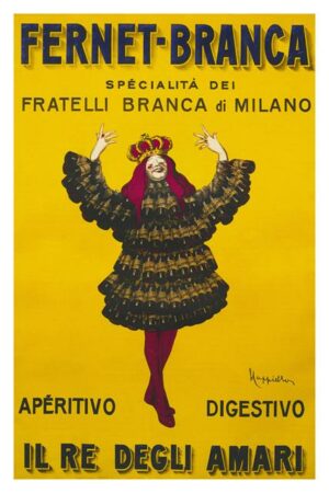 European poster-Fernet-Branca